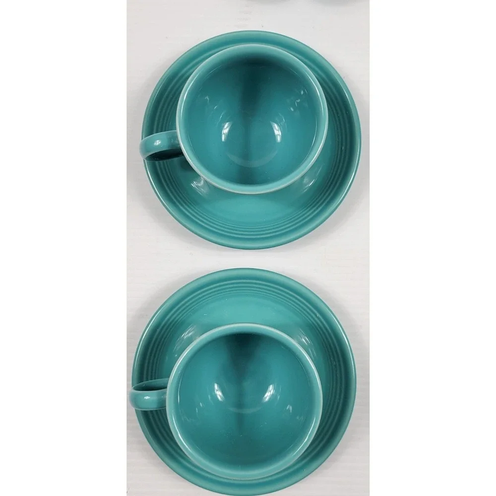 Fiestaware turquoise coffee